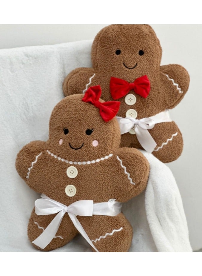 KUYING New Gingerbread Man Pillow Plush Doll - Image 4