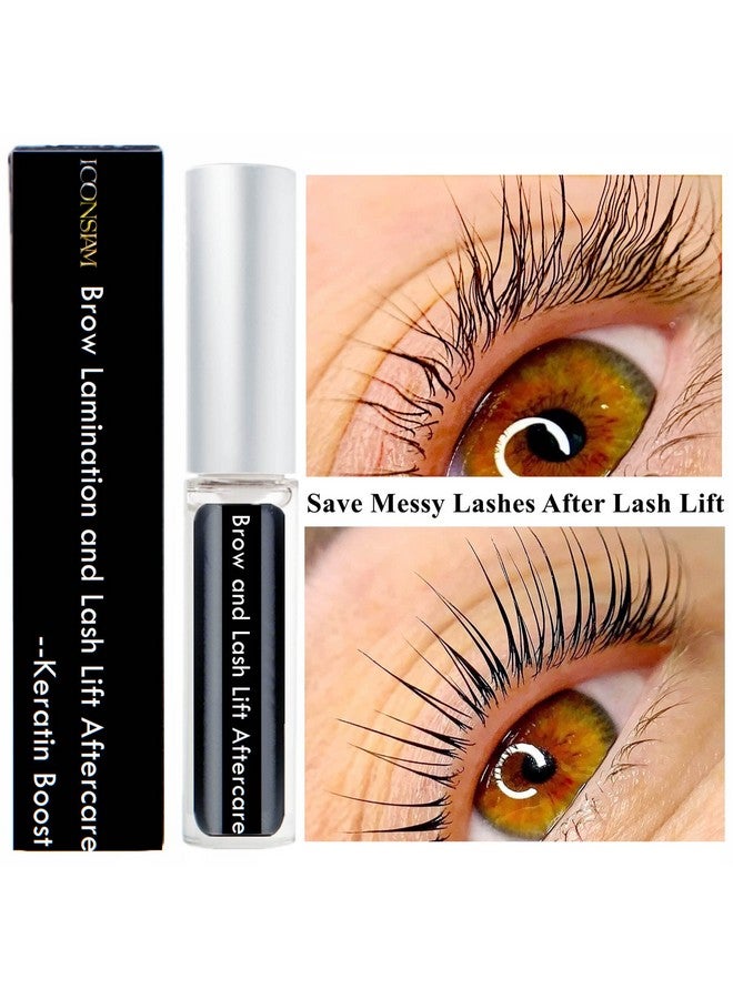 Libeauty Brow Lamination and Lash Lift Nutrition Clear Eyelash Perm Aftercare Save Burning Eyelash & Eyebrow, Keratin Boost Care Fix Messy Brows/Lashes into Neat Look for 8 Weeks - Image 4