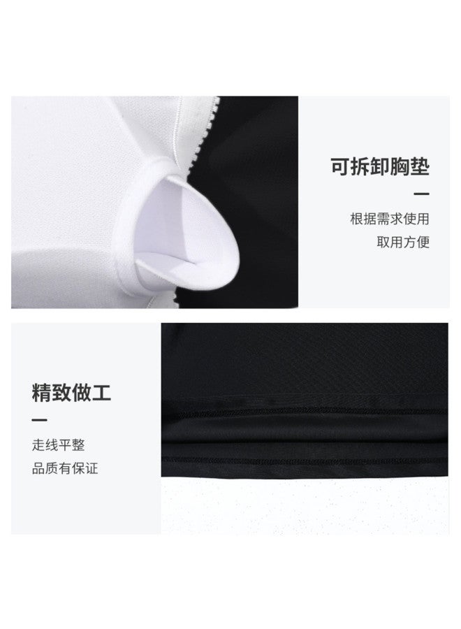 YouYou Hot Spring Ladies' Sport Two-piece Swimsuit For Women, Conservative Internet-famous Style, Slimming And Tummy-covering Student Swimsuit Set - Image 4