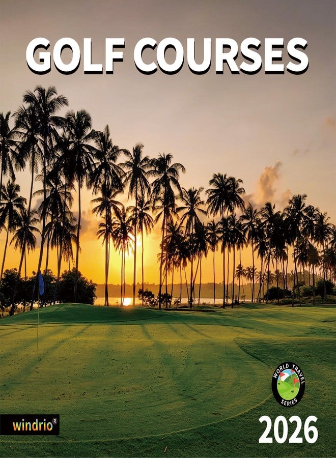 windrio 2026 Wall Calendar,Calendar 2026, November 2025 - December 2026, Wall Calendar Golf Courses, 12" x 24" Opened,Full Page Months Thick & Sturdy Paper for Gift Perfect Calendar Organizing & Planning - Image 1