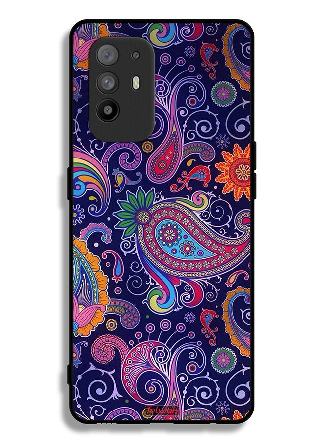 Tolwak Oppo F19 Pro Plus 5G Protective Case Cover Mandala Art Pattern - Image 2