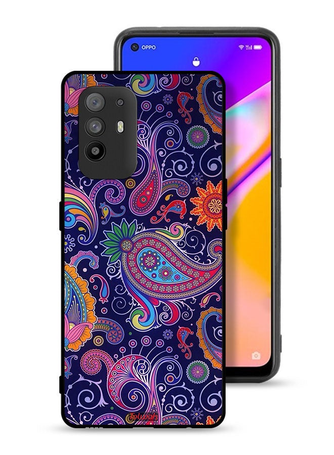 Tolwak Oppo F19 Pro Plus 5G Protective Case Cover Mandala Art Pattern - Image 1