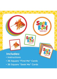 Mindware MindWare Seek-a-Boo Seek and Find Memory Game and Toddler Flash Cards Matching Game  - Image 2
