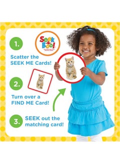 Mindware MindWare Seek-a-Boo Seek and Find Memory Game and Toddler Flash Cards Matching Game  - Image 4