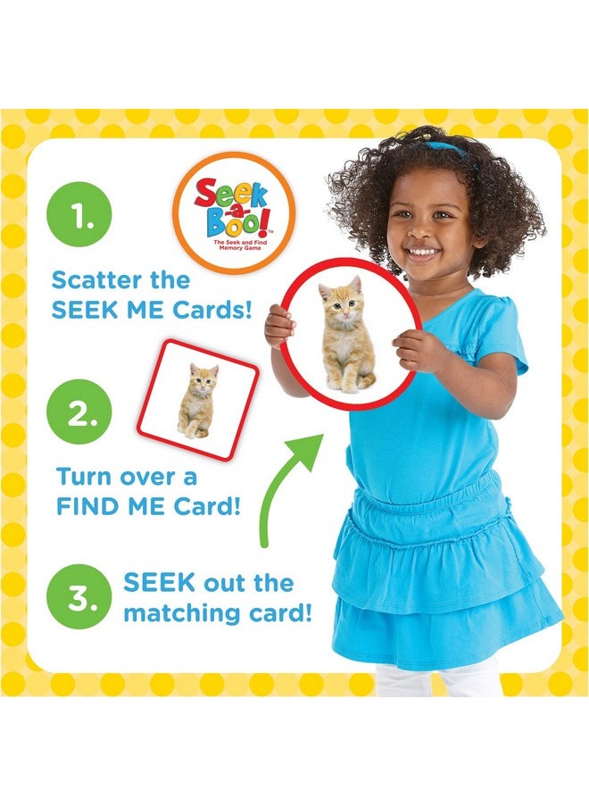 Mindware - MindWare Seek-a-Boo Seek and Find Memory Game and Toddler Flash Cards Matching Game - Image 1