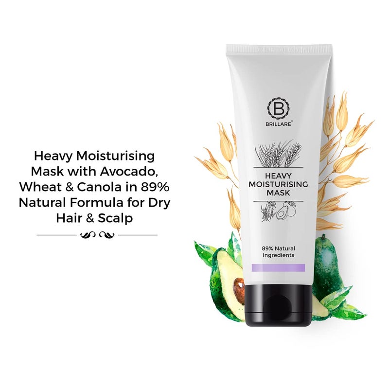 Brillare Professional Heavy Moisturising Hair Mask Brillare Pure Coconut Oil Combo - Image 3