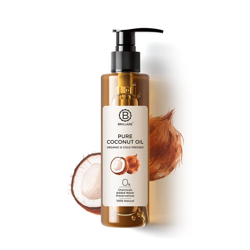Brillare Professional Heavy Moisturising Hair Mask Brillare Pure Coconut Oil Combo - Image 5