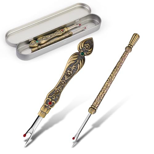 ZMAAGG Vintage Seam Rippers, Stitch Remover Tool, Thread Ripper, Metal Seam Rippers for Sewing Needle Work Hand Sewing Knitting Craft - Image 1