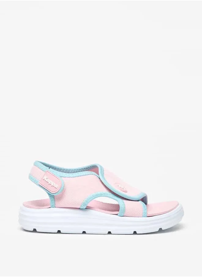 كابا Girl's Colourblock Sandals with Hook and Loop Closure