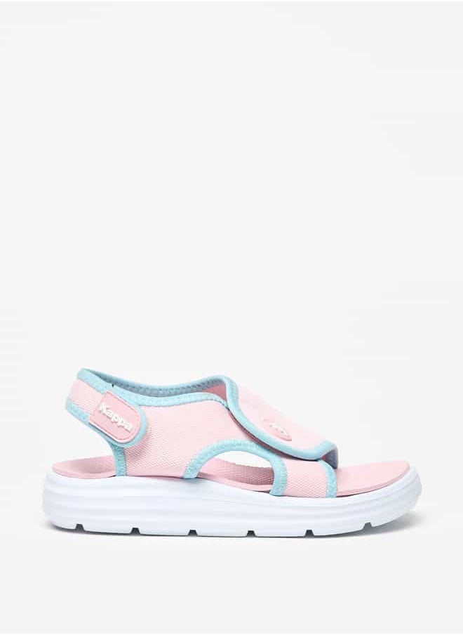 Kappa - Girl's Colourblock Sandals with Hook and Loop Closure - Image 1