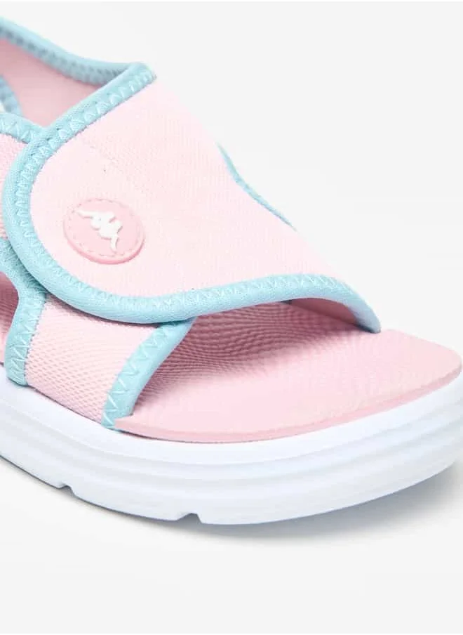 كابا Girl's Colourblock Sandals with Hook and Loop Closure