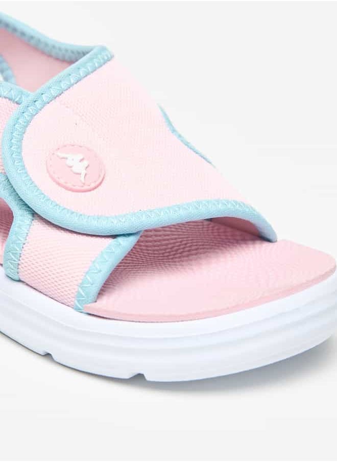 Kappa - Girl's Colourblock Sandals with Hook and Loop Closure - Image 1