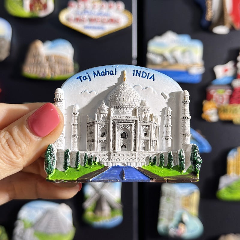 3D World Map Fridge Magnets - Creative Travel Souvenirs from Europe - Image 1