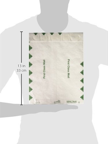 Quality Park Survivor R1530 Tyvek USPS First Class Mailer, 9 1/2 x 12 1/2, White (Box of 100) - Image 3