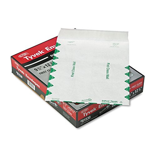 Quality Park Survivor R1530 Tyvek USPS First Class Mailer, 9 1/2 x 12 1/2, White (Box of 100) - Image 4