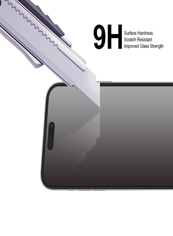 Supershieldz (2 Pack) Anti Glare (Matte) Screen Protector Designed for iPhone 15 Pro Max (6.7 inch) [Tempered Glass] Anti Fingerprint, Anti Scratch, Bubble Free - Image 4