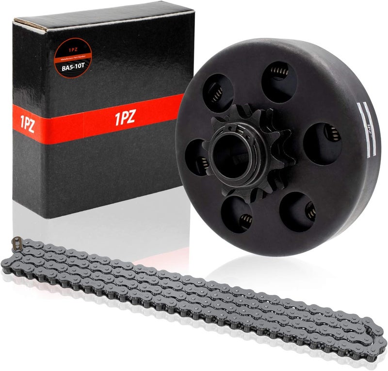 1PZ قابض مركزي 1PZ BA5-10T مع 10 سن لجنزير #40/41/420 لسيارة الكارتينج والدراجة الصغيرة - Image 1