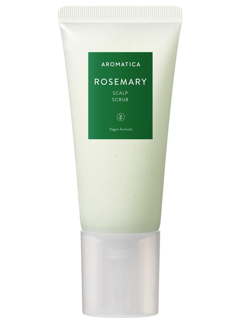 AROMATICA - AROMATICA Rosemary Scalp Scrub 5.82oz / 165g, Scalp Treatment, Scalp Exfoliator with Salt Scrub for Oily Scalp, Dandruff, Build Up Remover - Image 1