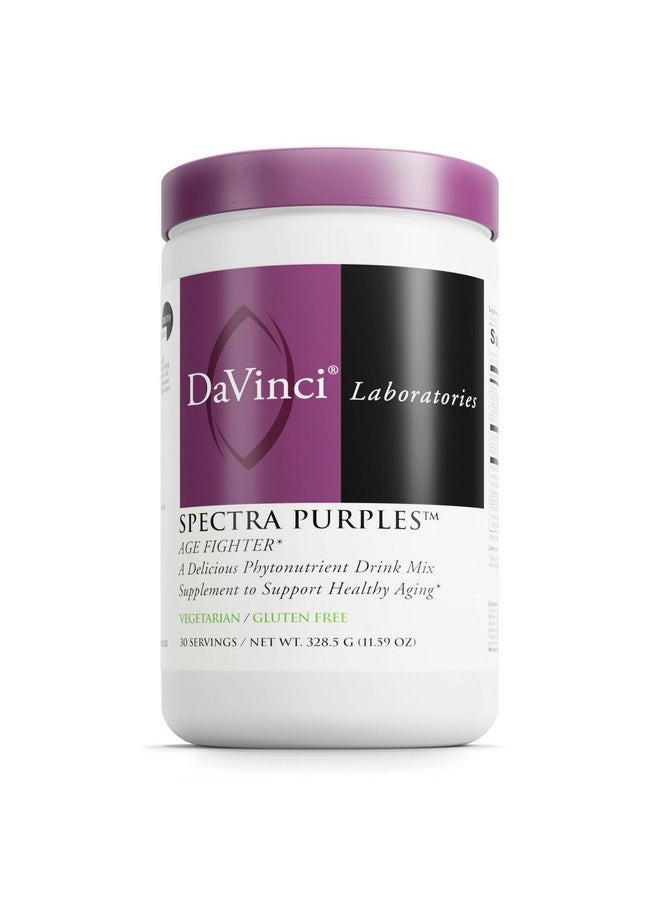 Davinci DAVINCI Labs Spectra Purples - Powder Supplement with Antioxidants Supports Healthy Aging* - Fruit, Vegetable & Herbal Extract Supplement Aids Brain & Immune Health* - 30 Servings (328.5 g)  - Image 1