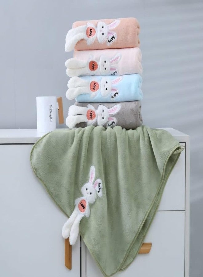 OBABY Premium Microfiber Baby Bath Towel (60x120 cm) | Ultra Quick-Dry & Lightweight Towel for Newborns & Toddlers | Super Absorbent, Extra Soft & Gentle on Sensitive Skin - Image 5