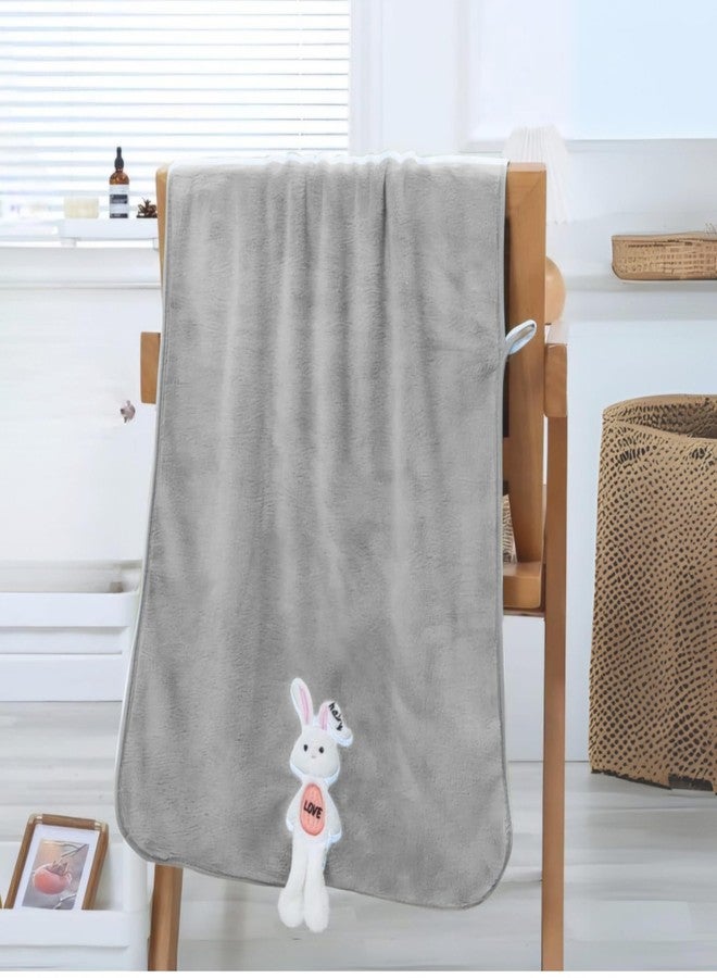 OBABY Premium Microfiber Baby Bath Towel (60x120 cm) | Ultra Quick-Dry & Lightweight Towel for Newborns & Toddlers | Super Absorbent, Extra Soft & Gentle on Sensitive Skin - Image 1
