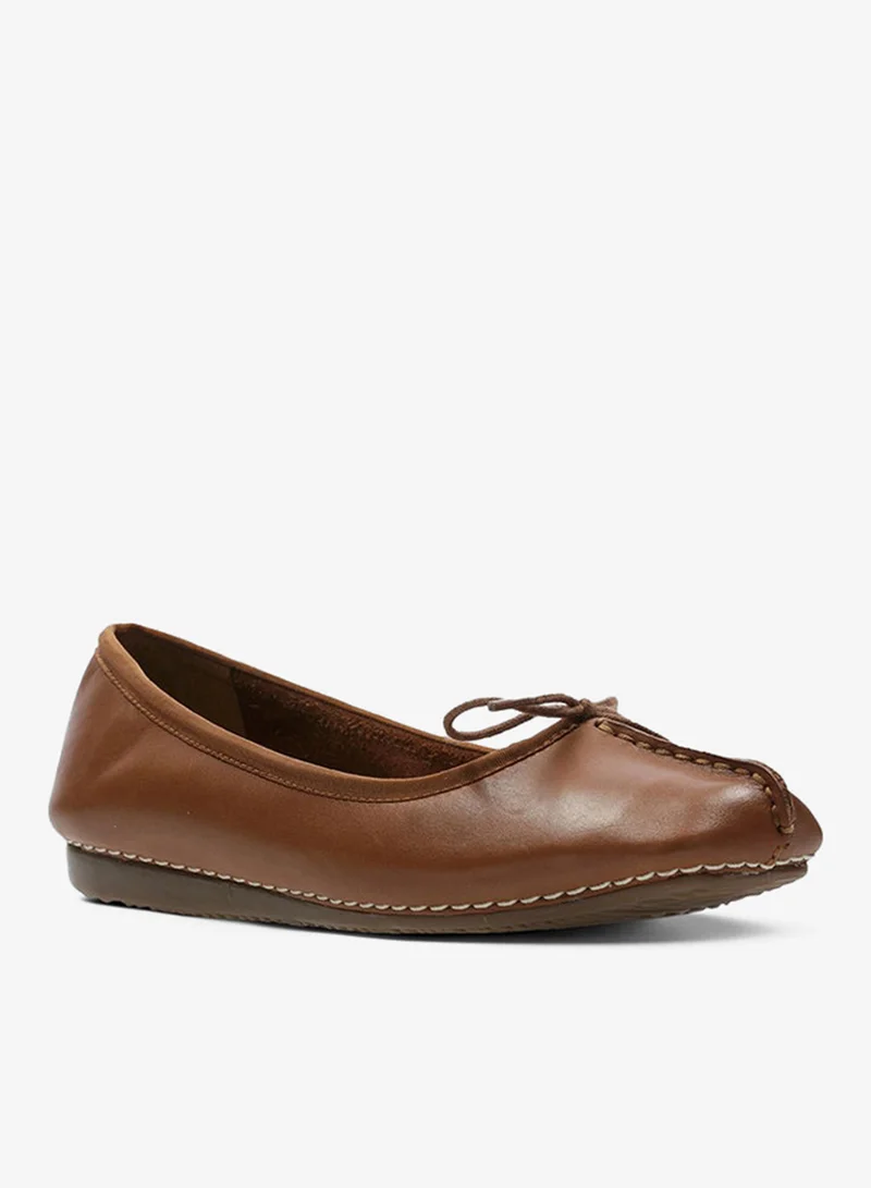 كلاركس Freckle Ice Dark Tan Lea Ballerinas