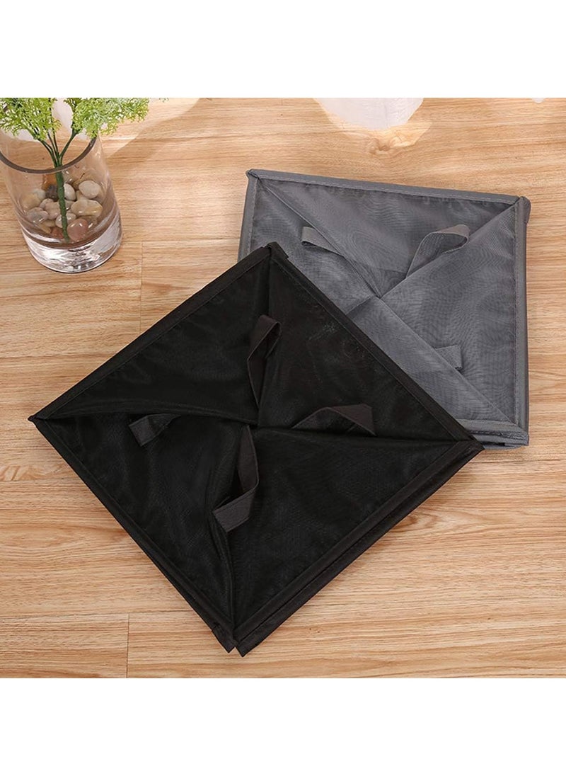 TYCOM Popup Laundry bags Hamper with Handles Portable Durable Collapsible Storage Easy Folding Pop Up Clothes Hampers Basket Foldable for Kids Room College Dorm or Travel Single Black.  - Image 5