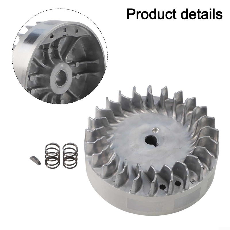 Aluminum Flywheel Kit 10000 Rpm With Valve Springs And Key For 212cc 224cc Non Hemi Engine Go Kart Bike - Image 4