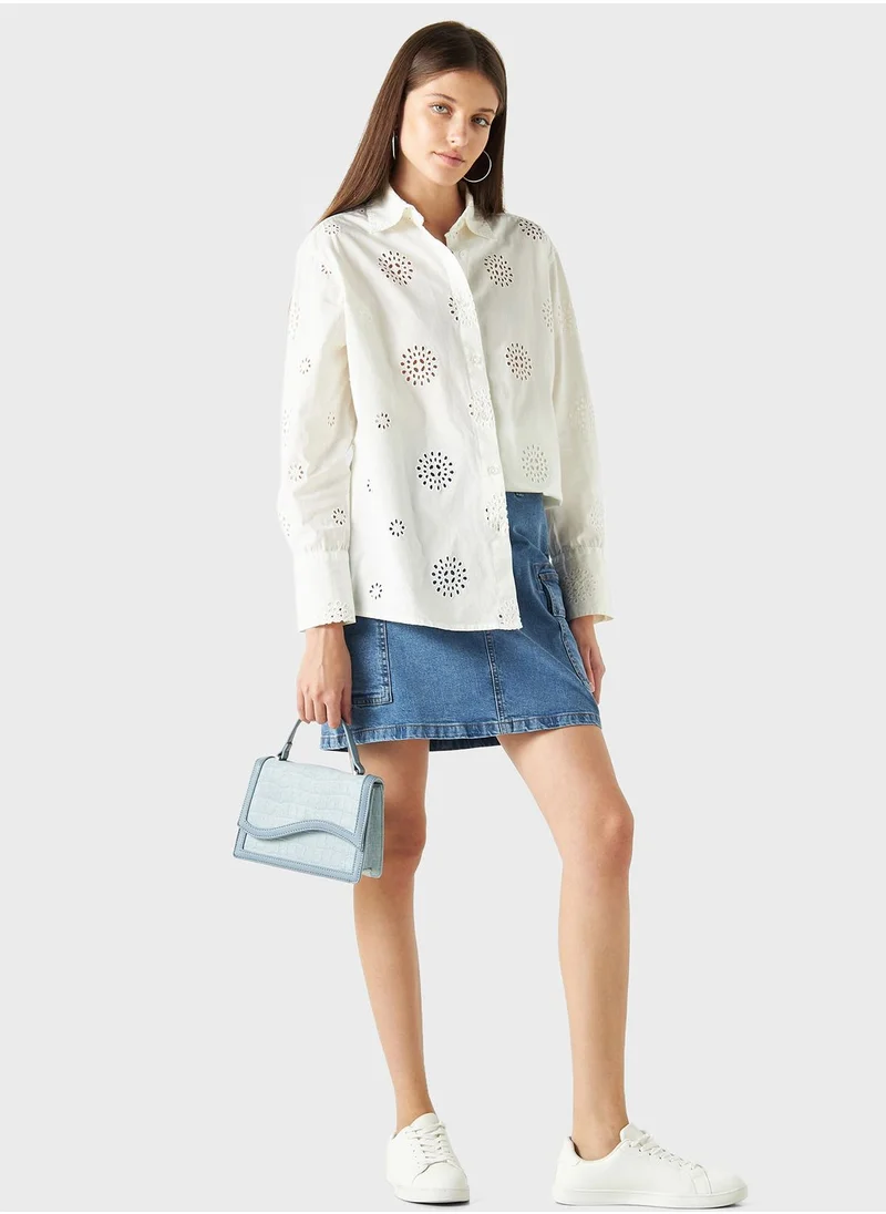 Lee Cooper Printed Button Down Shirt