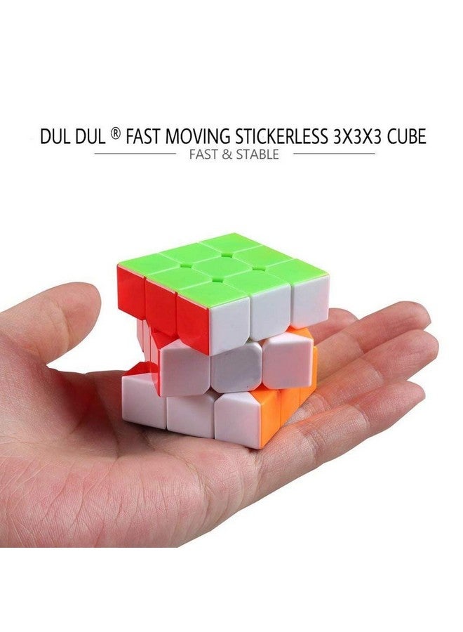 DUL DUL ? 3x3 Magic Speed Cube - Smart Premium [IQ Tester] Anti Stress for Anti-Anxiety Adults Kids - Best High Speed Puzzle Toy Turns Quicker and More Precise - Image 4