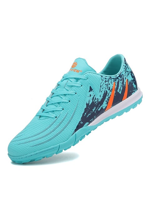 SKY VIEW Men's And Women's Soccer Shoes Cleats Professional IC/IN Low-Top Athletic Turf Football Shoes Outdoor/Indoor Professional Futsal Football Training Sneakers For Unisex