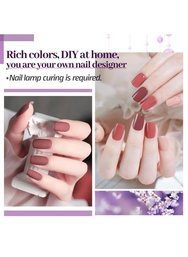 JODSONE 32+4 Pcs Gel Nail Polish Kit Soak Off Gel Polish Set Glitter Gel Nail Kit Nail Art Salon DIY at Home Manicure Kit - Image 4
