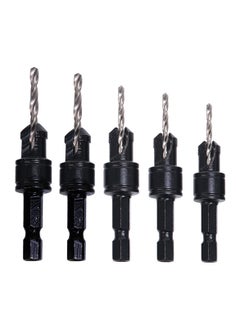 KSEIBI Countersink Drill Bits With Double Blister 5-PC Set, Size 2,2.5,2.75,3.25,3.5 MM, Drill Bits  for Metal, Wood, Stainless Steel, Carbon Steel, Wood, Plastic, Woodworking.  - Image 1