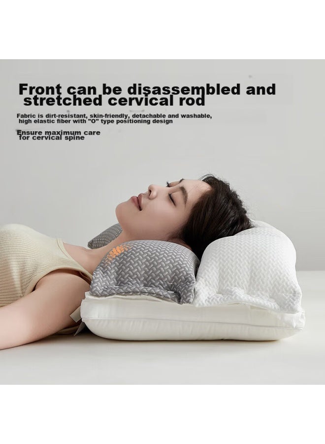 Yuzhaolin Pillow, Cervical Pillow, Sleep Cervical Spondylosis, Deep Sleep Special Pillow Core, Side Sleeping Cervical Spondylosis Pillow, Double-layer Sleep Pillow - Image 2