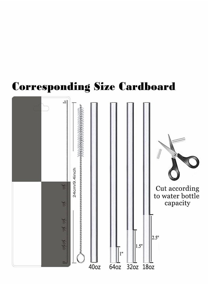 Generic Straw Lid Suitable For Hydro Flask,Straw Cap Wide-Mouth Water Bottle 18 32 40 Ounces (About 1.18 Liters) Wide Mouth, Straw Top Cap Replacement Cap (With 2 Straws And 1 Brush)  - Image 5