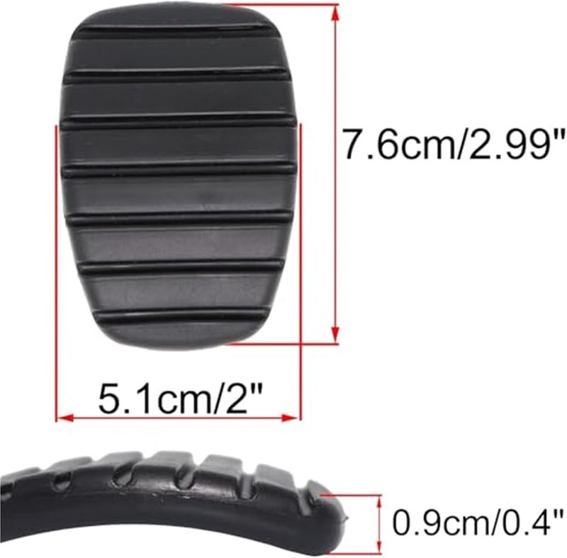 Wivplex Car Brake Clutch Pedal Pad Cover - Image 5