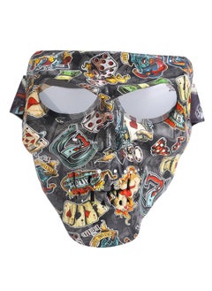 Outdoor Sport Skiing Face Mask Dustproof Windproof Protection Helmet Goggles for Motorcycle Cycling EquipmentSifter