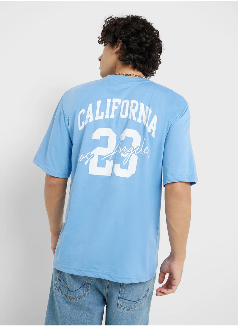 Seventy Five Printed Crew Neck T-Shirt