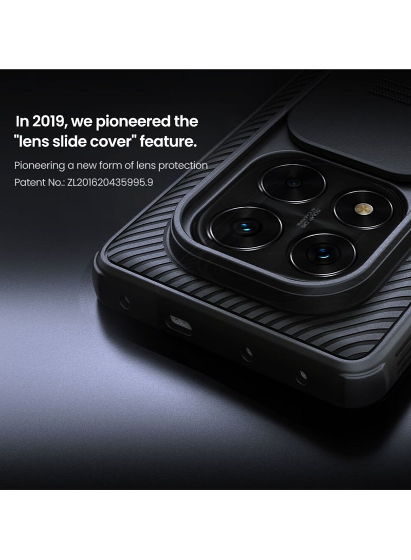 Nillkin CamShield Pro Case for Redmi Note 14 Pro with Slide Camera Cover, Drop Protection Shockproof Bumper, Anti-slip and Scratch Slim Phone Case - Image 3