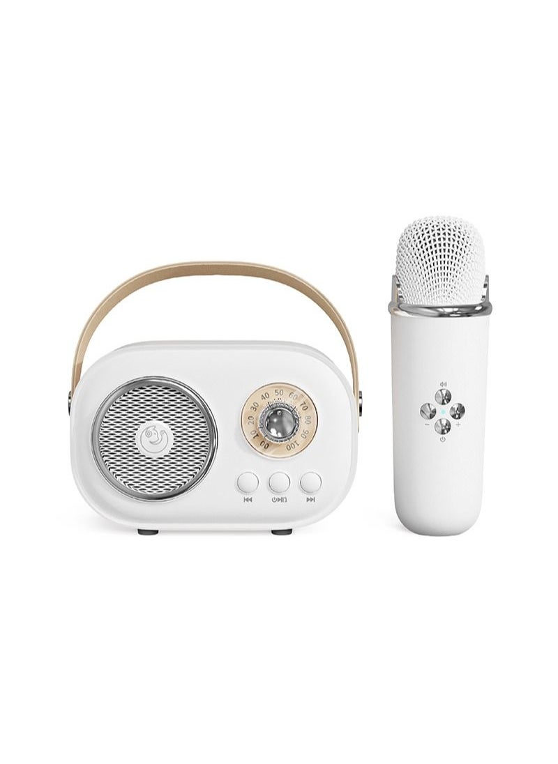 ULHYC - Karaoke Portable Wireless Bluetooth Speakers with Microphone One Click Original Vocal Elimination Auto Connection at Startup for Family Gatherings and Entertainment - Image 1