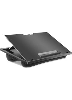 LENND Adjustable Lap Desk - with 8 Adjustable Angles & Dual Cushions Laptop Stand for Car Laptop Desk, Work Table, Lap Writing Board & Drawing Desk on Sofa or Bed  - Image 1