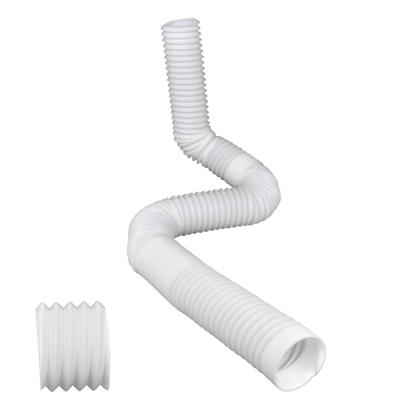 Prestantious Extra Extension Flexible Pipe for Prestantious 31 Pipe 26 inches ID 31 inches OD Stretched Length 66ft White