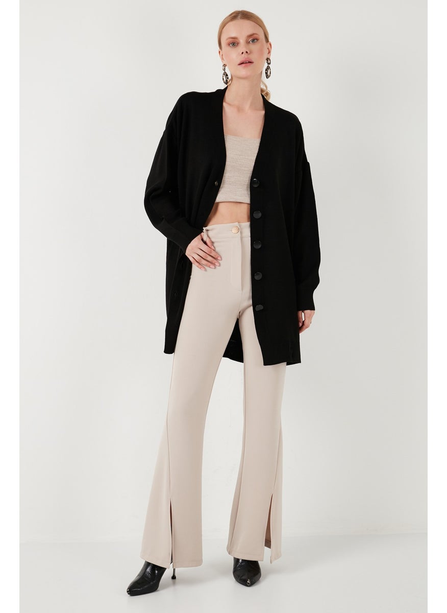 Lela V Neck Buttoned Knitted Cardigan Women's Cardigan 4616031  - Image 2