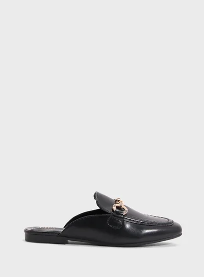 ELLA Ladies Slip On Flat Mule