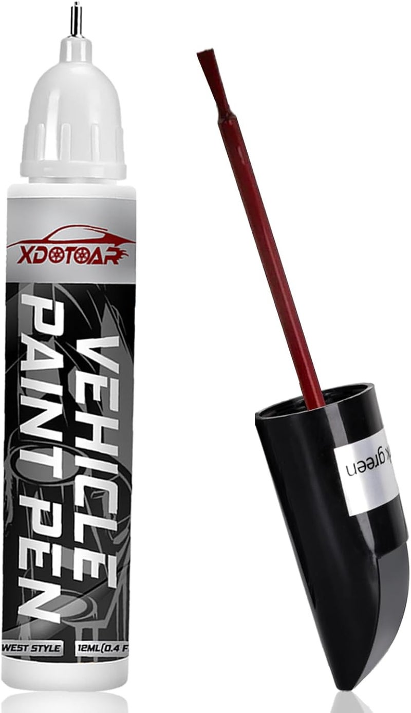 xdotoar طلاء لمس أحمر لؤلؤي للسيارات، طلاء سيارات دقيق اللون، إصلاح خدوش احترافي للسيارات، مزيل خدوش دائم، سريع الجفاف، سهل الاستخدام، آمن وغير سام - Image 1