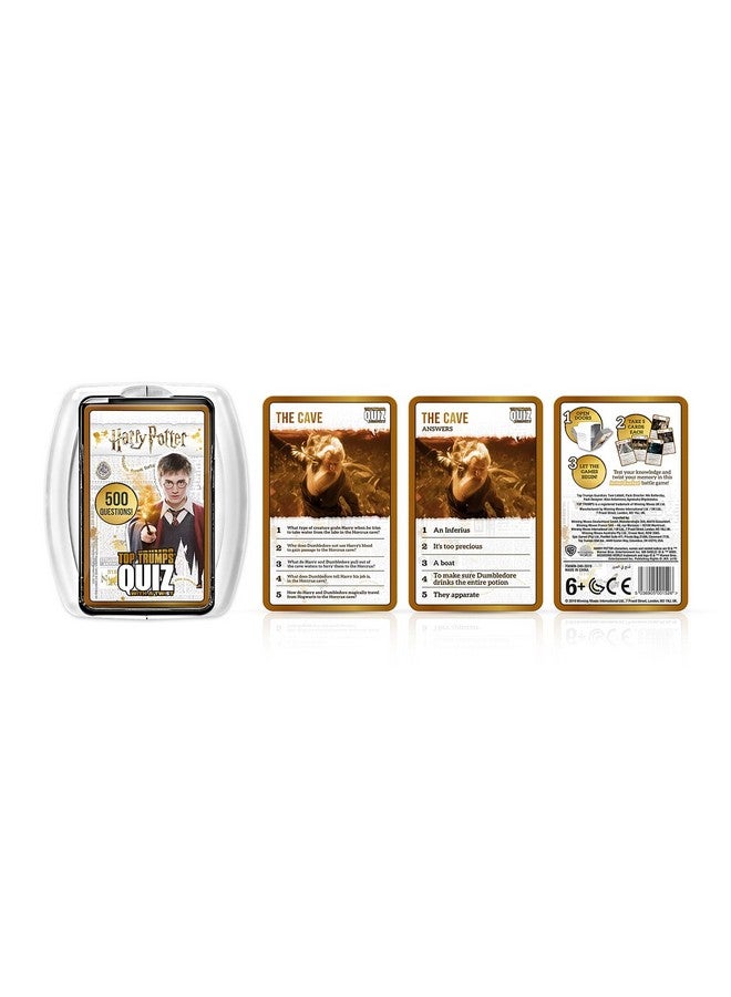 Top Trumps Top Trumps Quiz Harry Potter Game, 500 questions to test your knowledge and memory in the world of Hogwarts, spells, witches & wizards and Lord Voldemort, gift and toy for ages 8 plus - Image 4