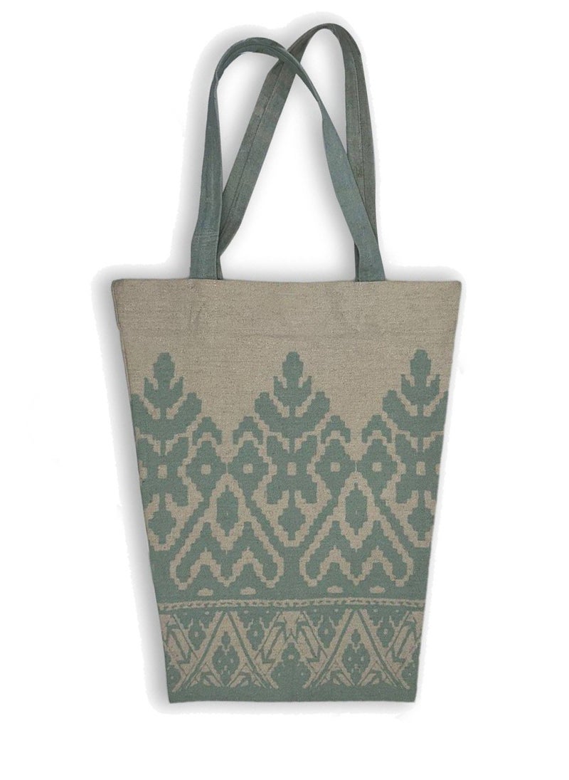 Gharibo Bags casual printed linen tote bag T230003a  - Image 1