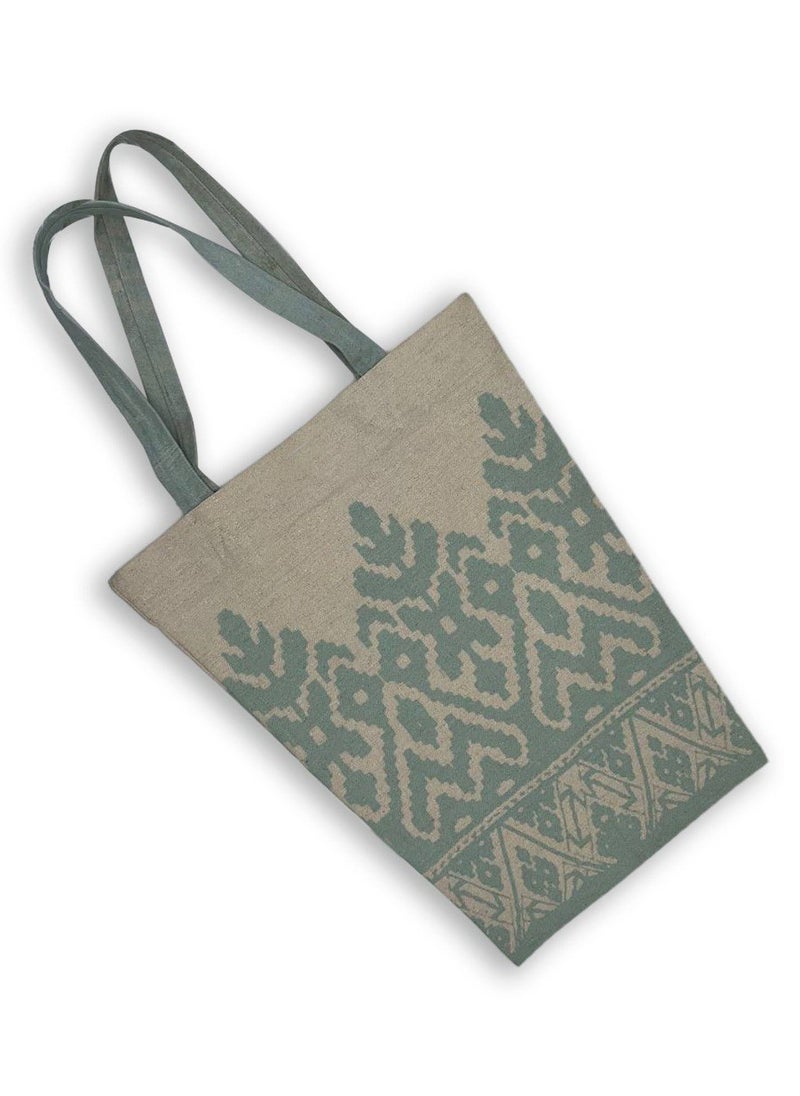 Gharibo Bags casual printed linen tote bag T230003a  - Image 2