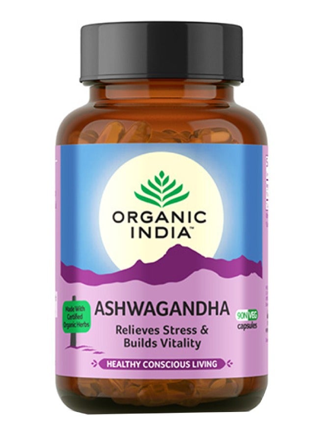 Buy Organic India Ashwagandha Herbal Supplement Online | 15 Minutes ...