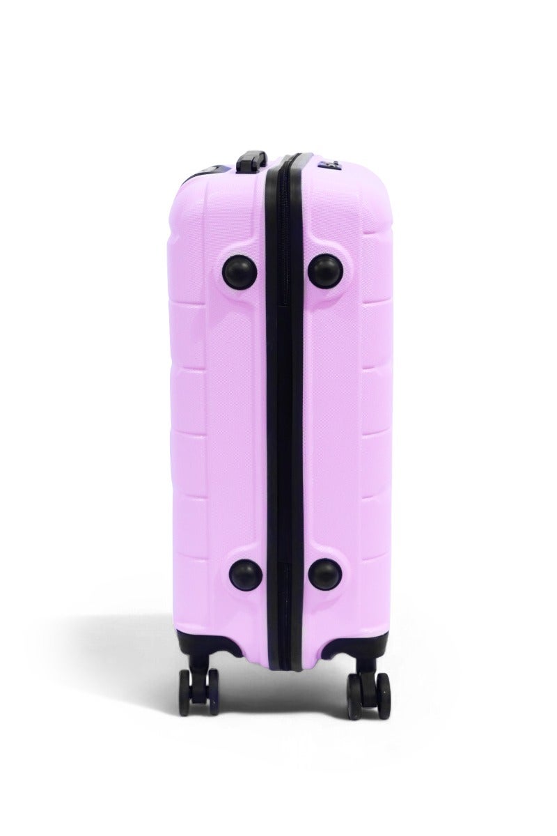 بيج ديزاين طقم حقائب سفر مكوّن من 3 قطع، مقاسات 20 بوصة و24 بوصة و28 بوصة، مزوّد بقفل TSA، مصنوع من هيكل ABS خفيف الوزن، حقيبة ترولي صلبة، عجلات دوّارة 360°، مناسب لكابينة الطائرة والحقائب المحمولة – صنع في تركيا - Image 3